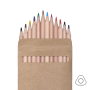 Набор цветных карандашей KINDERLINE middlel,12 цветов