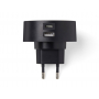 Адаптер питания USB Poweron, черный