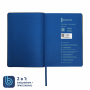 Ежедневник Bplanner 01, экокожа, синий