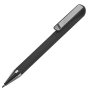 Ручка шариковая GLOSSY GUN с покрытием soft touch, черная
