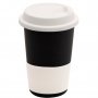 Кружка Magic To Go, черная с белым