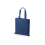Сумка из хлопка Carryme 140, 140 г/м2, тёмно-синяя