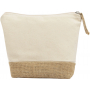 Косметичка Jute ver.2 из хлопка и джута