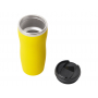 Термокружка Double wall mug С1 soft-touch, желтая