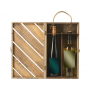 Коробка подарочная из массива дерева Two-bottle box