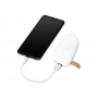 Внешний аккумулятор в форме камня Stone, 5200 mAh, белый, пример использования