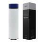 Термос с датчиком температуры Reactor duo white, белый с синим