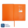 Ежедневник Bplanner 01, экокожа, оранжевый