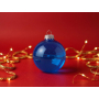 Стеклянный елочный шар Frozi, синий
