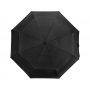 Зонт складной Canopy с большим двойным куполом (d126 см), черный