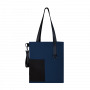 Шоппер Superbag Color, темно-синий с чёрным