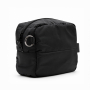 Несессер Superbag Bubble, стёганый, на молнии, с креплением на кольцо-карабин, черный