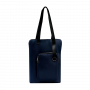 Шоппер Superbag Pocket, темно-синий с чёрным