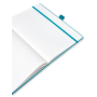 Блокнот в твердой обложке Violet, А4, голубой