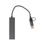 USB-хаб Command с коннектором 2-в-1 USB-C и USB-A, 2.0/3.0