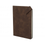Блокнот А5 с магнитным клапаном в гибкой обложке Chaplin, коричневый