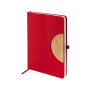 Ежедневник недатированный А5 Bosforo, красный