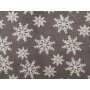 Плед Snowflake новогодний с капюшоном