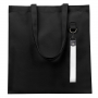 Сумка для покупок LUMISSA с ремувкой, чёрная с белым