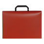 Папка-портфель А4, красный, вид сзади