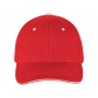 Бейсболка New Castle, красная