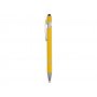 Ручка-стилус металлическая шариковая Sway-желтый