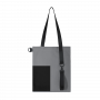 Шоппер Superbag Color, серый с чёрным