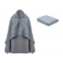 Плед-пончо 2-в-1 Cappy с капюшоном и мешком, серый