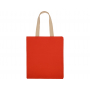 Сумка для шопинга Steady хлопковая с парусиновыми ручками, 260 г/м2, красная
