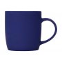 Кружка с покрытием soft-touch Dalgona, синяя