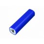 Универсальное зарядное устройство power bank прямоугольной формы, синее