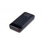 Внешний аккумулятор с дисплеем, 20000 mAh, черный