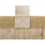 Сумка Jute джутовая с широким дном и карманом