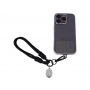 Брелок-браслет Bohemian с тканевым держателем для телефона, черный
