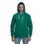 Толстовка-кенгуру с капюшоном на молнии New Gen 320, унисекс, зеленая