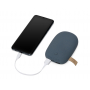 Внешний аккумулятор в форме камня Stone, 7800 mAh, темно-серый, пример использования