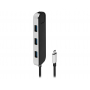 Хаб USB Type-C 3.0 Chronos, черный