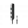 Хаб USB Type-C 3.0 Chronos, черный