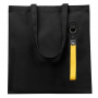 Сумка для покупок LUMISSA с ремувкой, чёрная с желтым