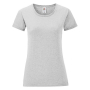 Футболка LADIES ICONIC 145, женская, серая