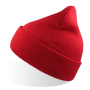 Шапка вязаная двойная Wind-S, красная