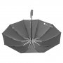 Зонт складной автоматический обратного сложения Forest Liverpool Reverse Safeclosing, серый