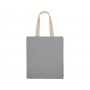 Сумка для шопинга Steady хлопковая с парусиновыми ручками, 260 г/м2, серая