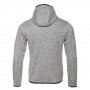 Толстовка Stan Knit, серый меланж, вид сзади
