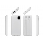 Внешний аккумулятор со встроенными кабелями Фрэйм, 10000мач, белый
