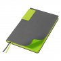 Ежедневник Flexy Star Sivilia Grey Edition Color А5, недатированный, серый с салатовым