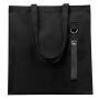 Сумка для покупок LUMISSA с ремувкой, чёрная с черным