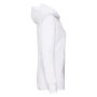 Толстовка LADIES LIGHTWEIGHT HOODED SWEAT, женская, белая, сбоку