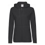 Толстовка LADIES LIGHTWEIGHT HOODED SWEAT, женская, черная