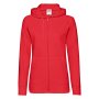 Толстовка LADIES LIGHTWEIGHT HOODED SWEAT, женская, красная